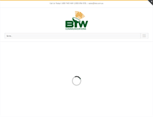Tablet Screenshot of btw.com.au